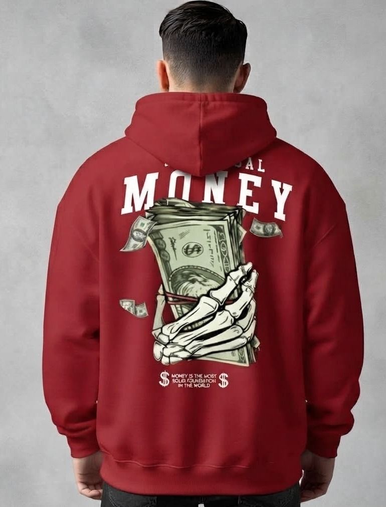 urvcreation Men Full Sleeve Graphic Print Reversible Hooded Sweatshirt-picture-20