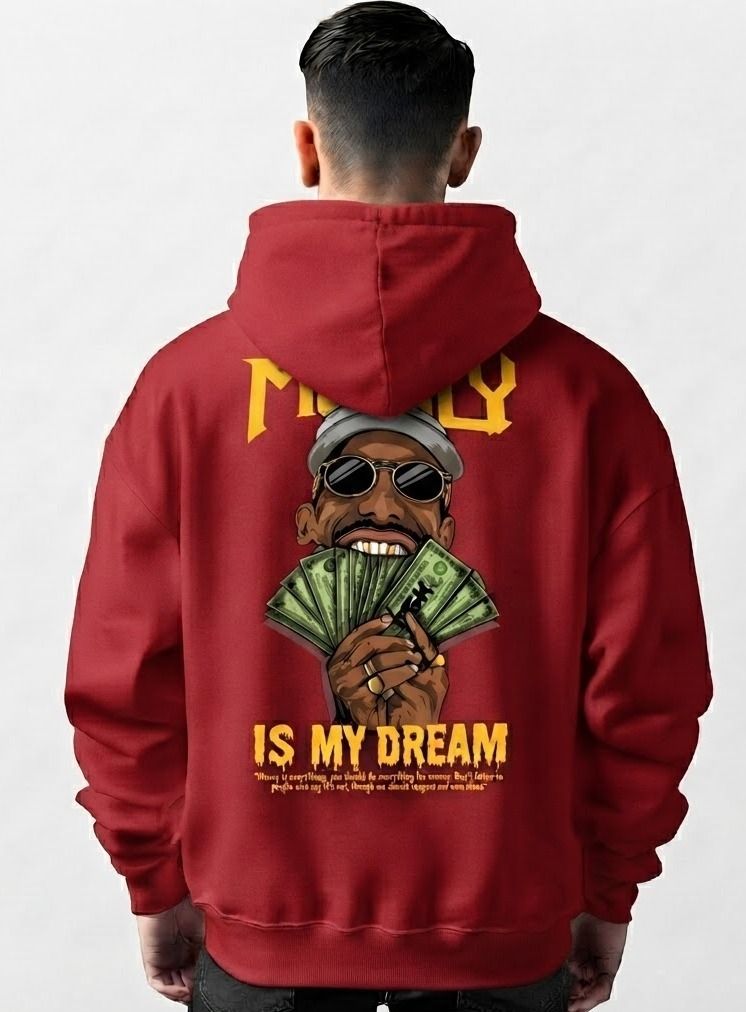 urvcreation Men Full Sleeve Graphic Print Reversible Hooded Sweatshirt-picture-34
