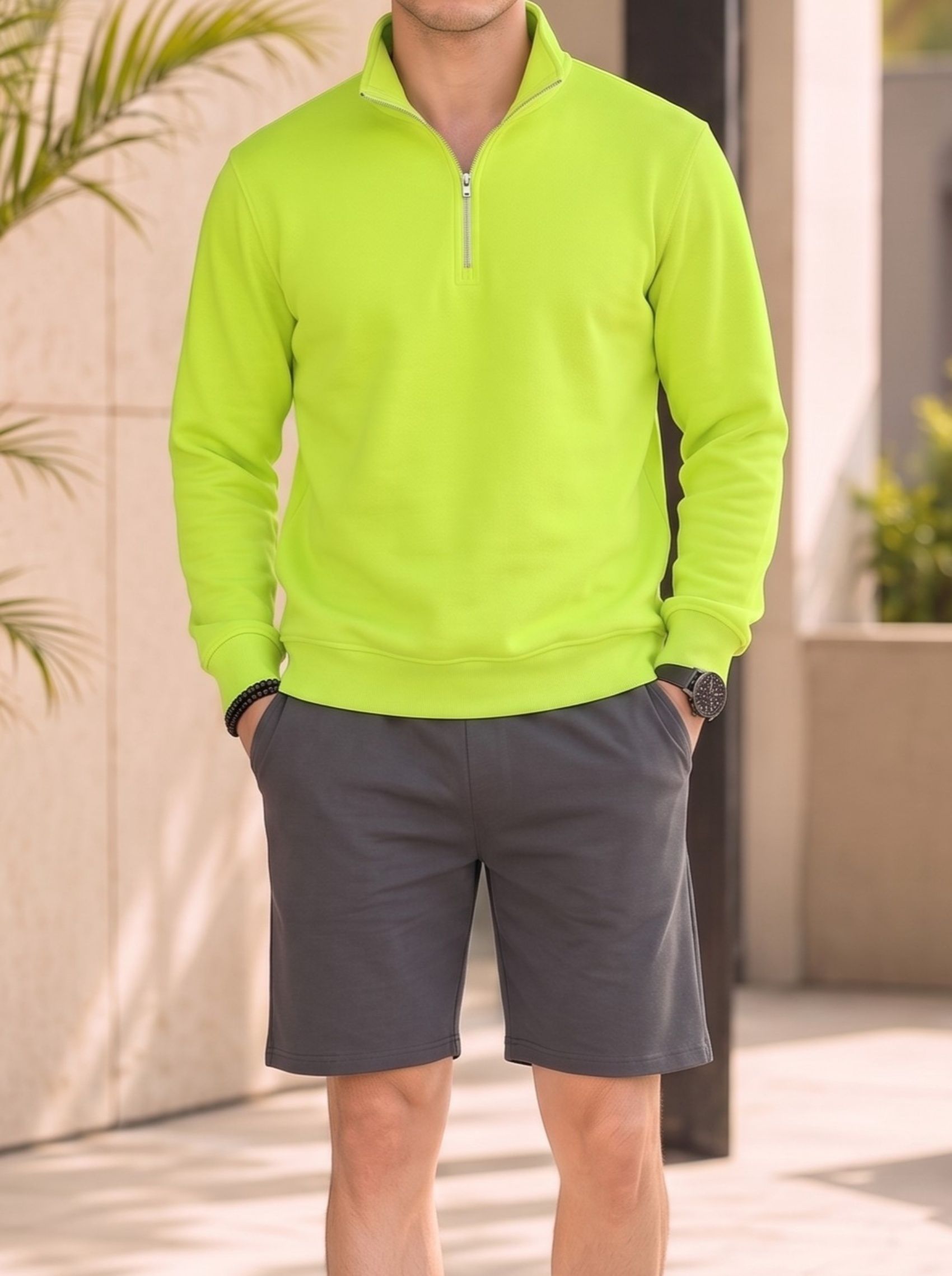 baghadbillo Men Full Sleeve Self Design, Solid Sweatshirt-picture-29