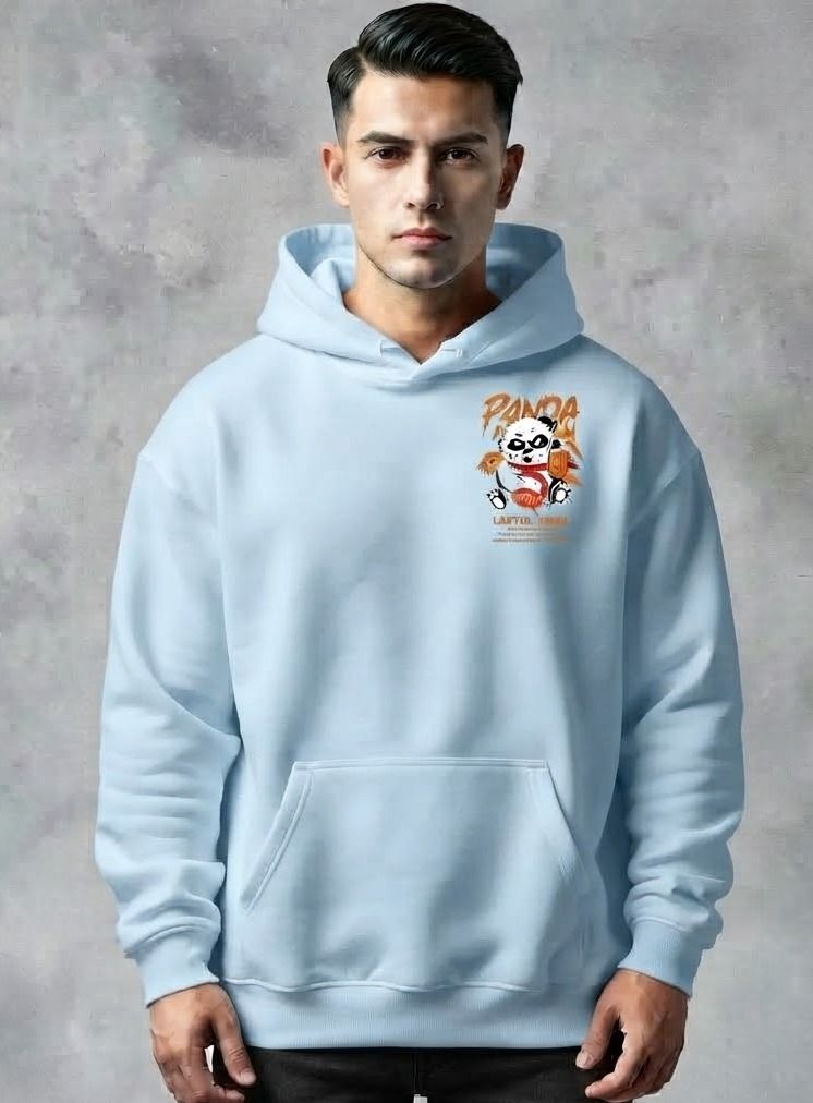 urvcreation Men Full Sleeve Graphic Print Reversible Hooded Sweatshirt-picture-25