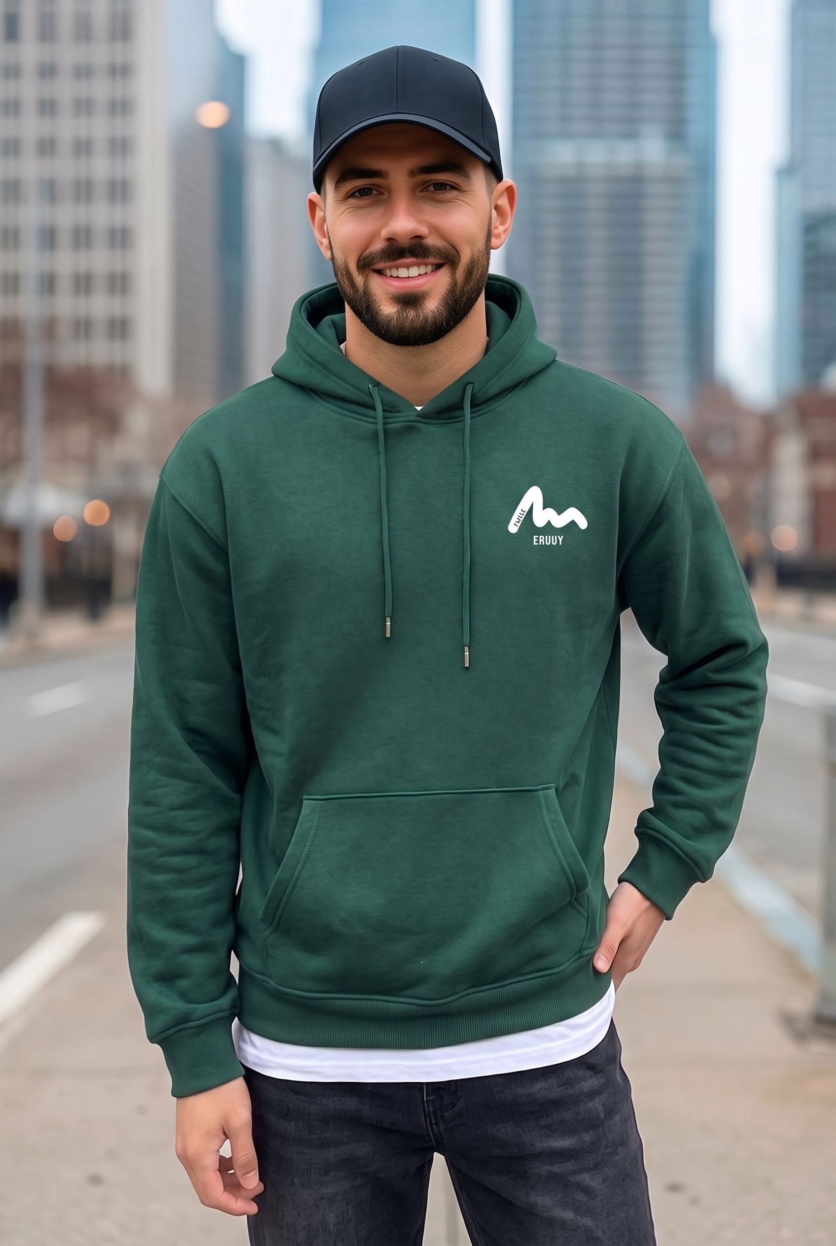 mod young Men Full Sleeve Solid Hooded Sweatshirt-picture-29