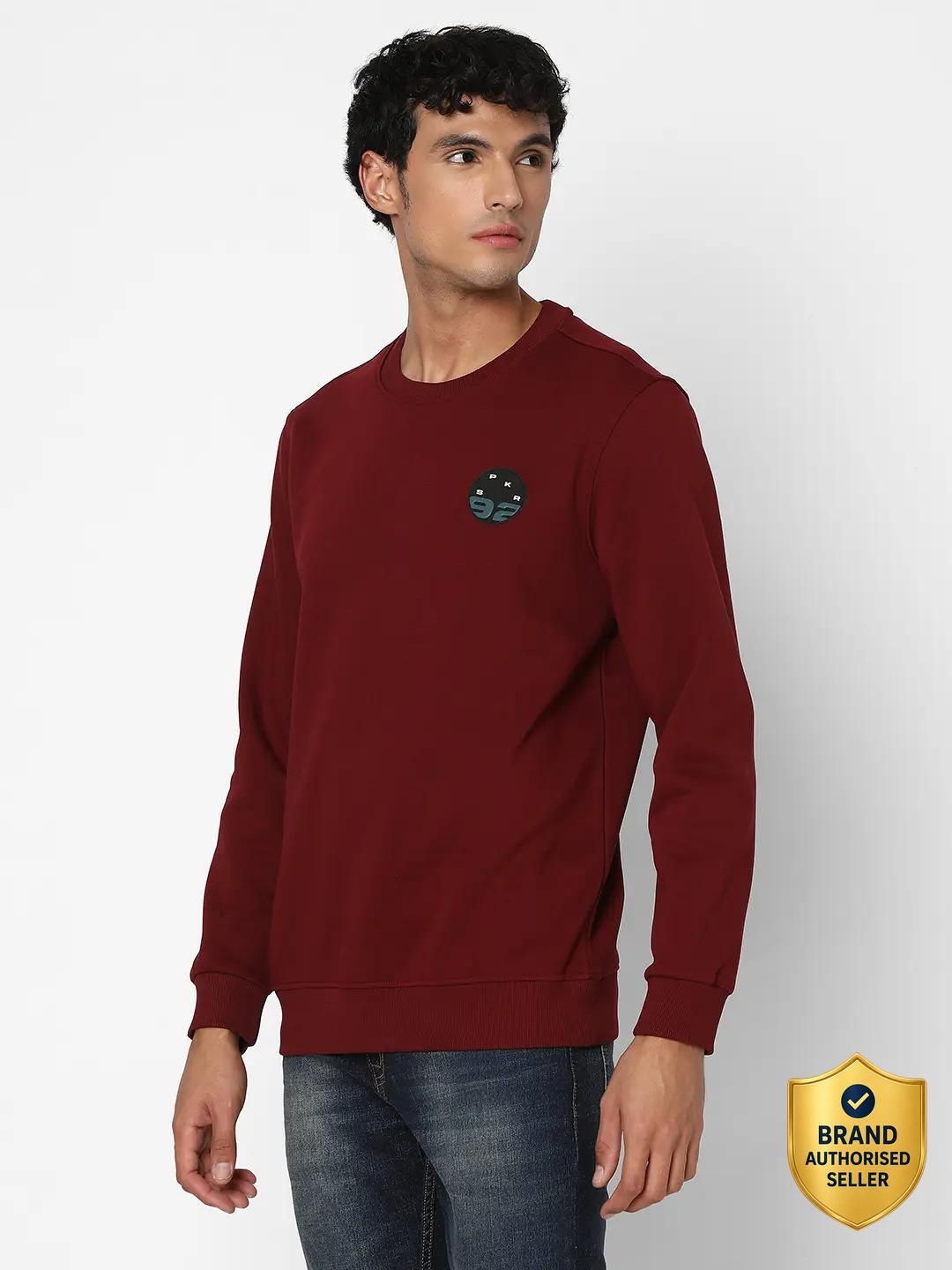 spykar Men Full Sleeve Self Design Sweatshirt-picture-11