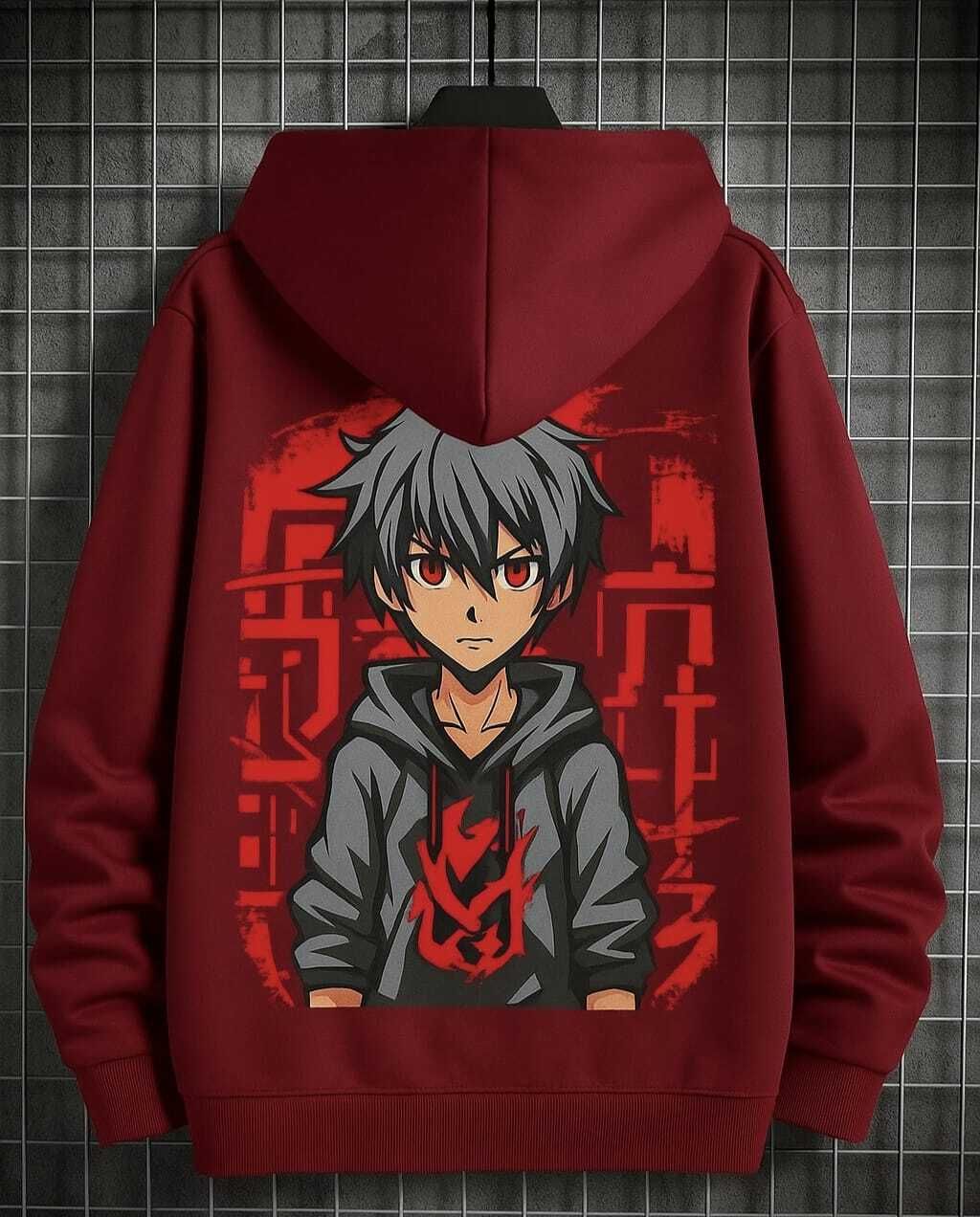 pezoz Men Full Sleeve Printed Hooded Sweatshirt-picture-23