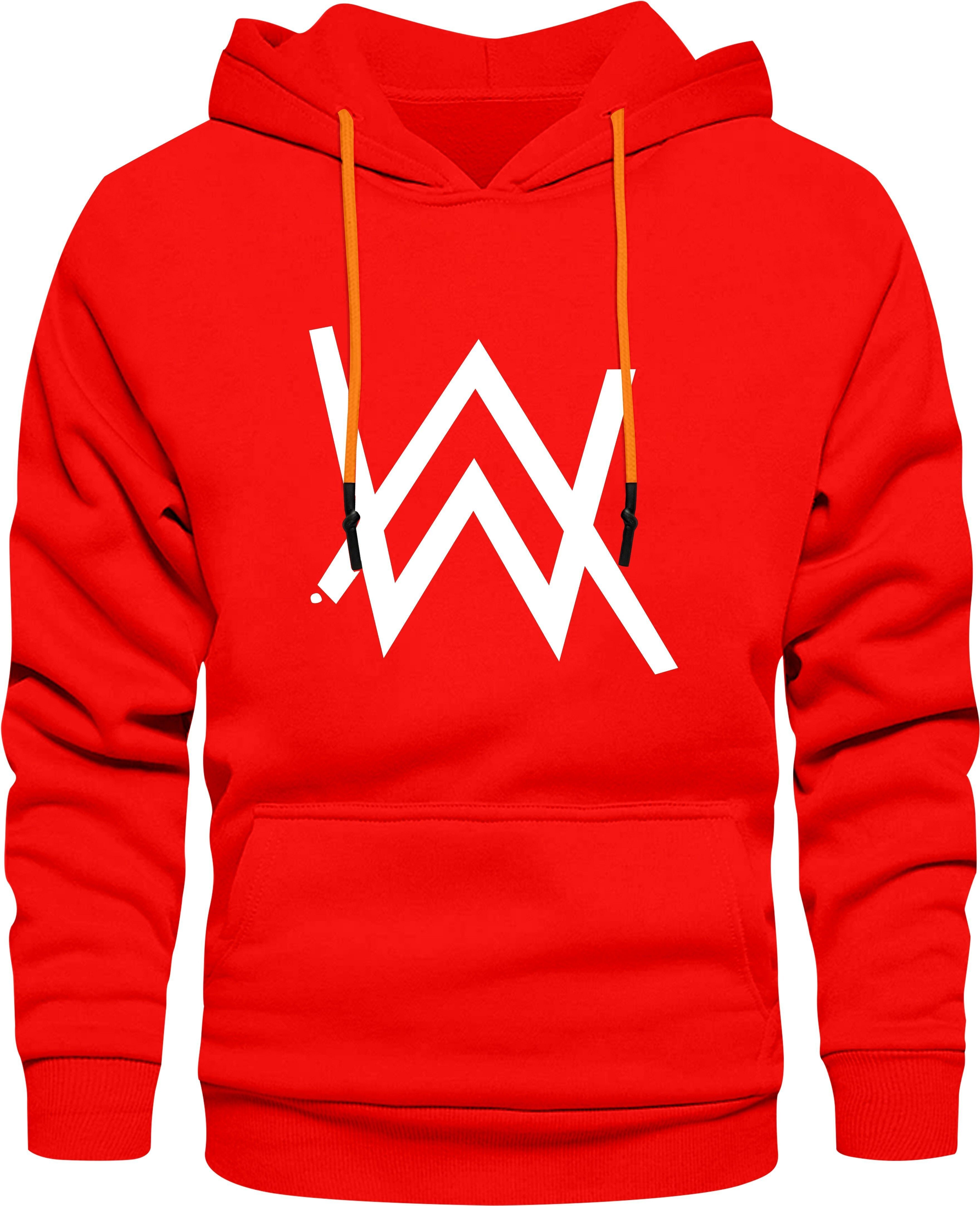 ramzox Men Full Sleeve Printed Hooded Sweatshirt-picture-1