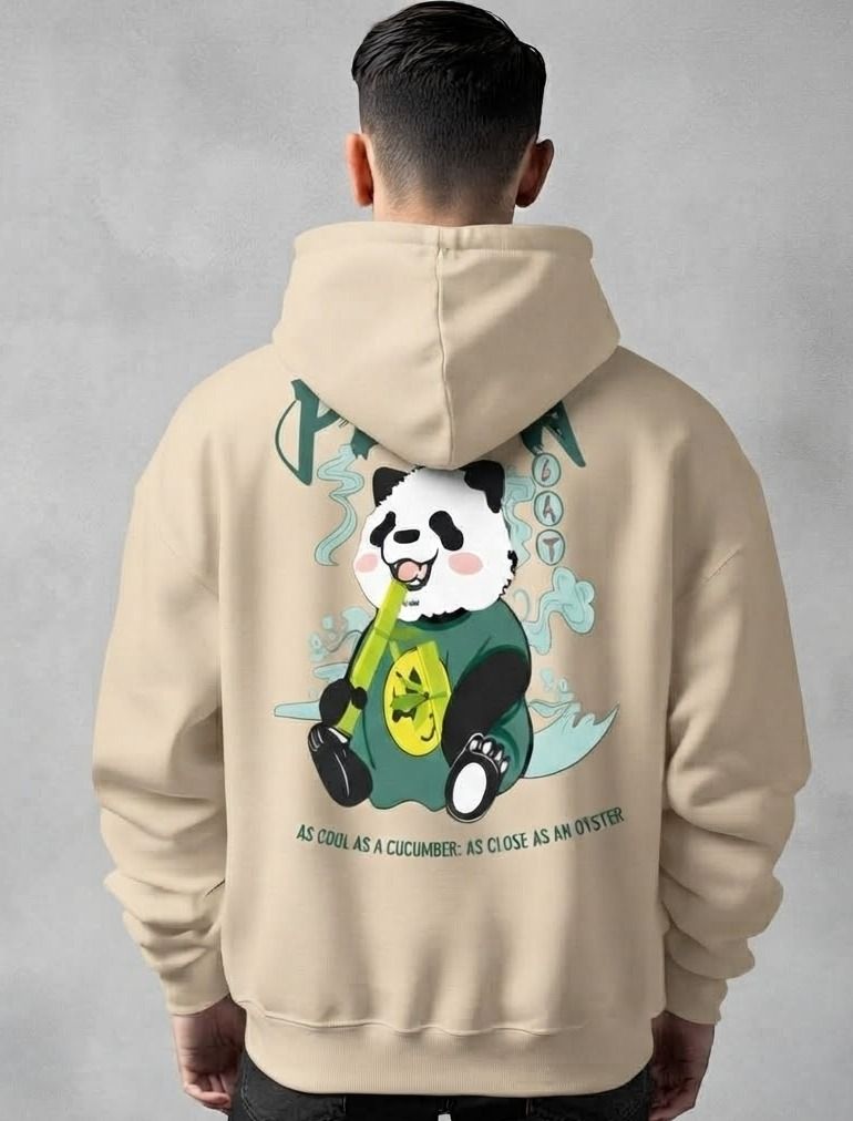 urvcreation Men Full Sleeve Graphic Print Reversible Hooded Sweatshirt-picture-43
