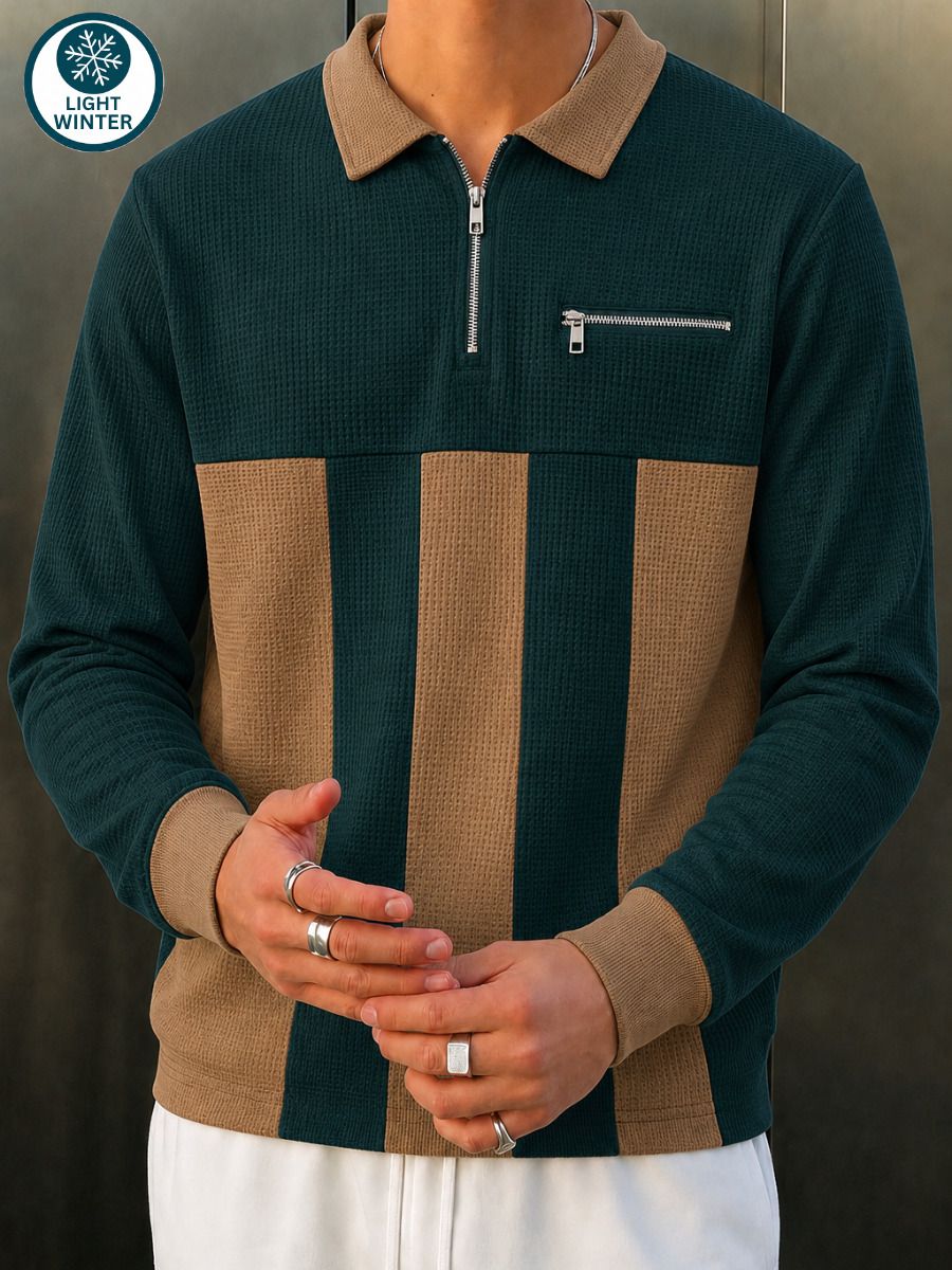 try this Men Full Sleeve Color Block Sweatshirt-picture-24