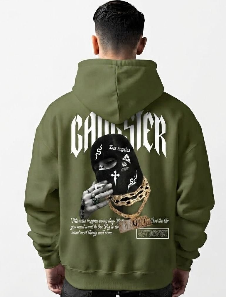urvcreation Men Full Sleeve Graphic Print Reversible Hooded Sweatshirt-picture-13