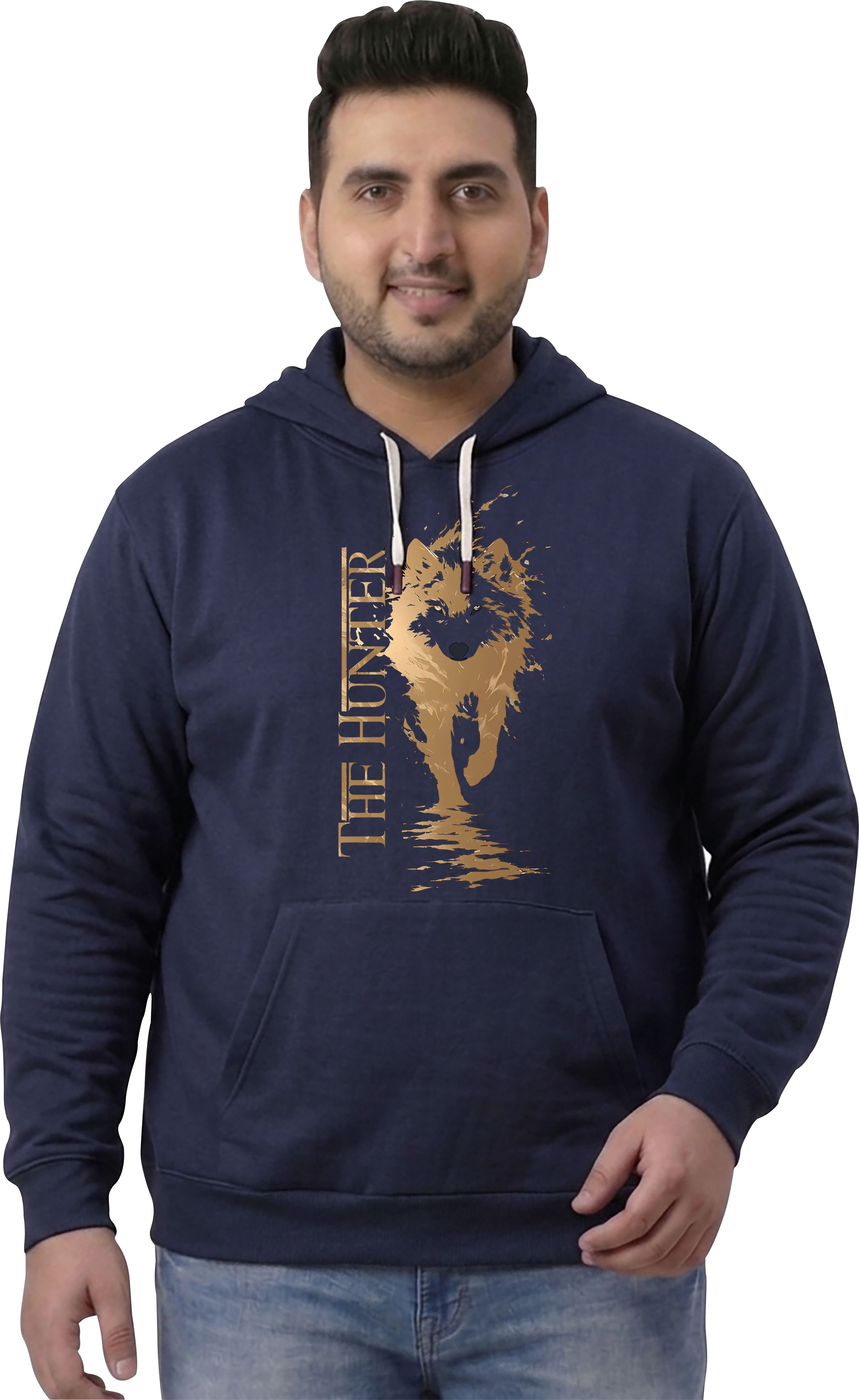 west gate clothing Men Full Sleeve Graphic Print Reversible Hooded Sweatshirt-picture-3