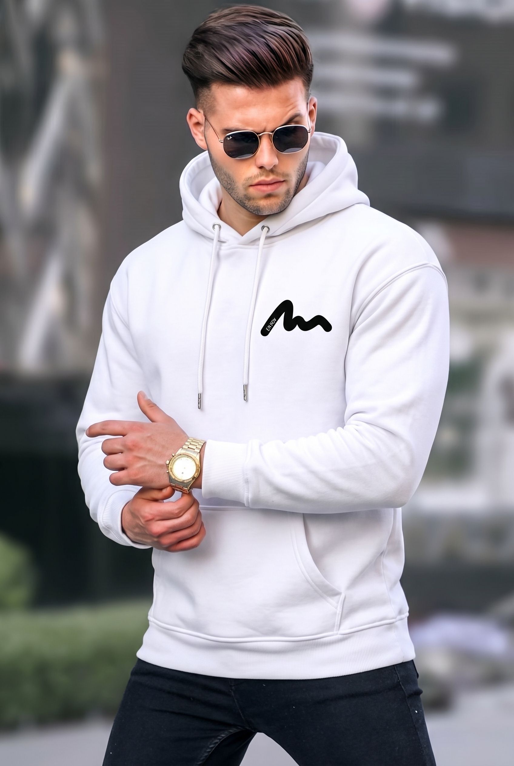 grand malbork Men Full Sleeve Solid Hooded Sweatshirt-picture-24