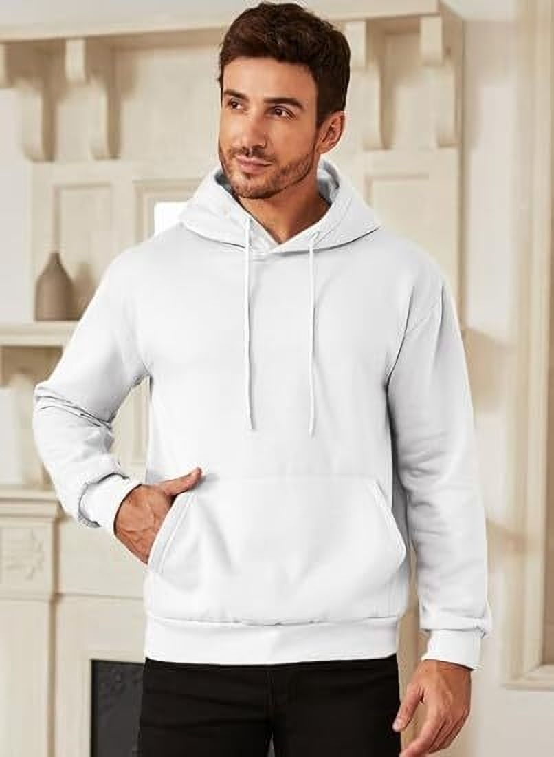 buckberry Men Full Sleeve Solid Hooded Sweatshirt-picture-36