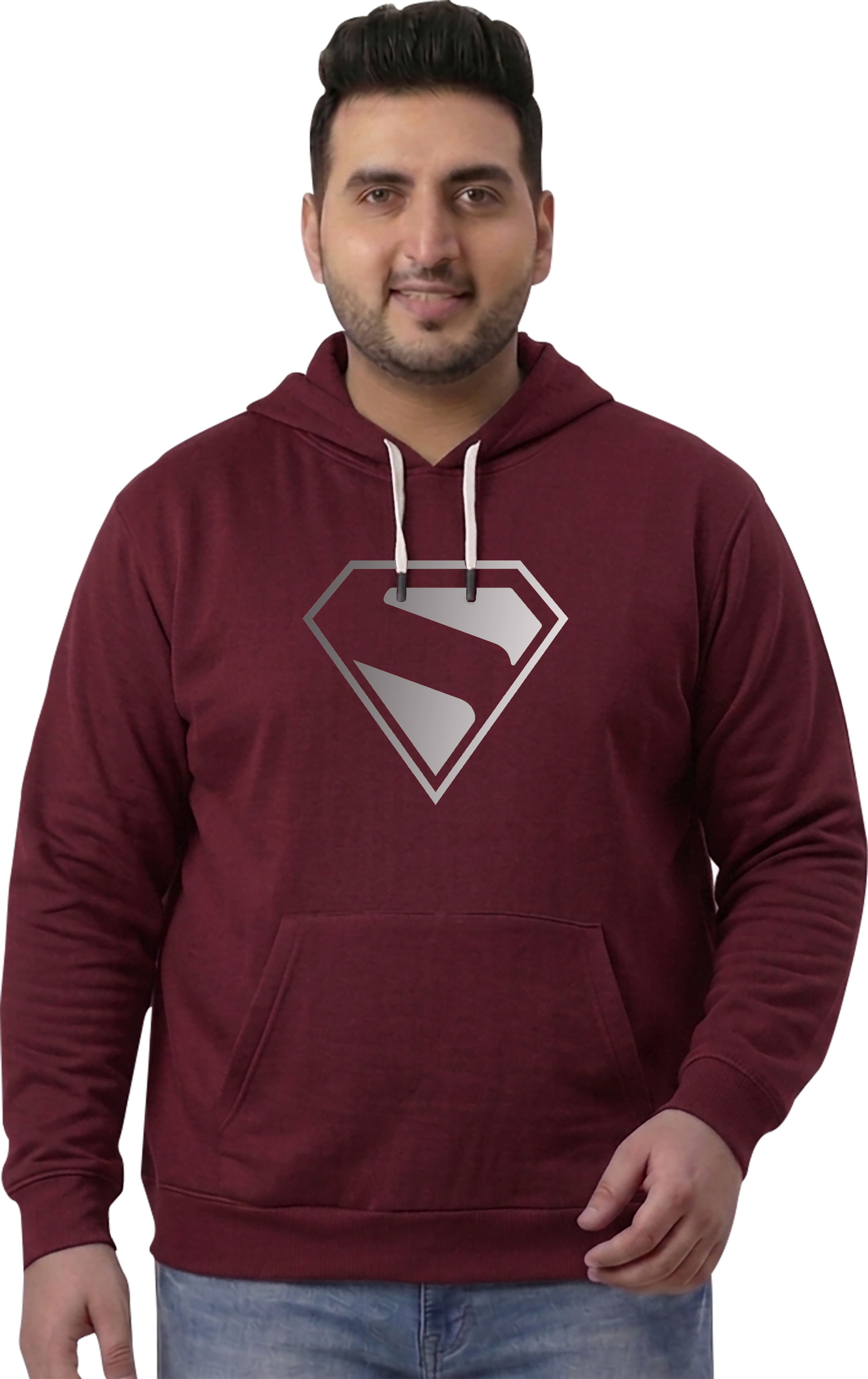 west gate clothing Men Full Sleeve Graphic Print Reversible Hooded Sweatshirt-picture-7