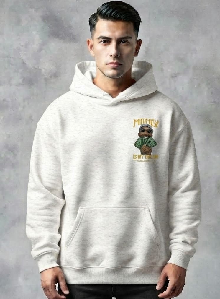 urvcreation Men Full Sleeve Graphic Print Reversible Hooded Sweatshirt-picture-21