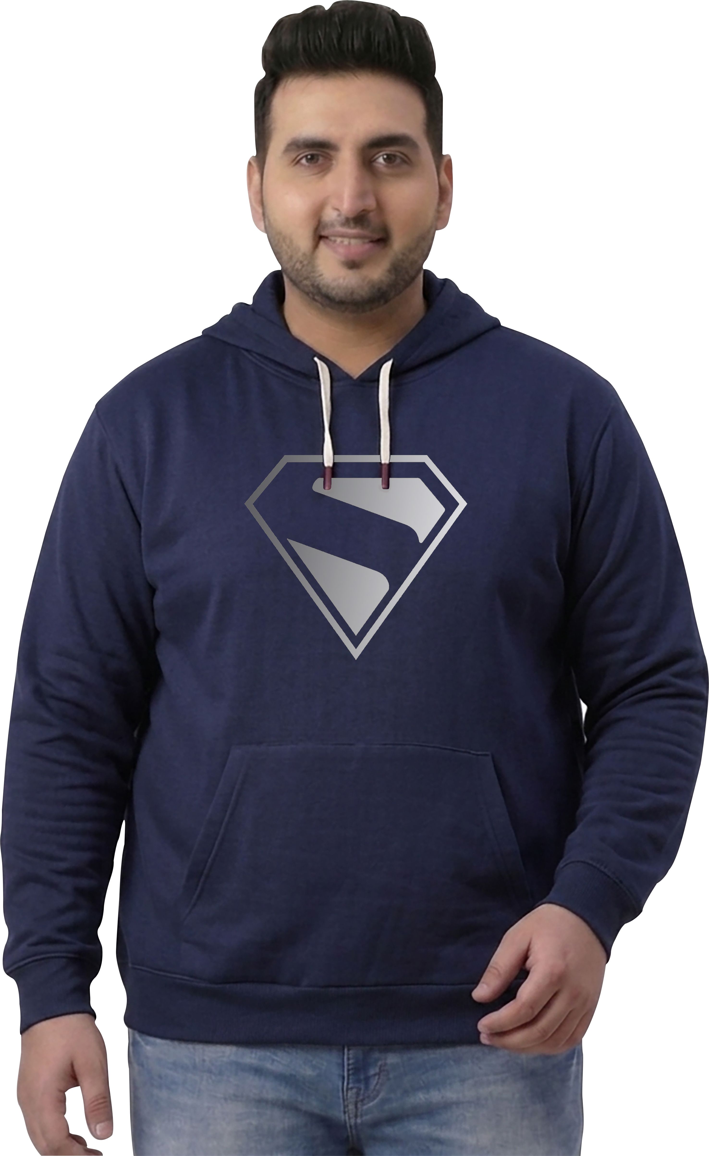 west gate clothing Men Full Sleeve Graphic Print Reversible Hooded Sweatshirt-picture-1