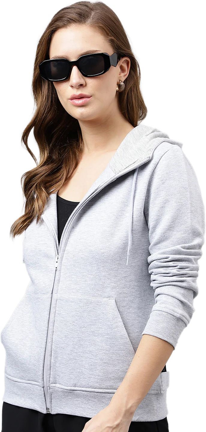 vosimo Women Full Sleeve Solid Hooded Sweatshirt-picture-20