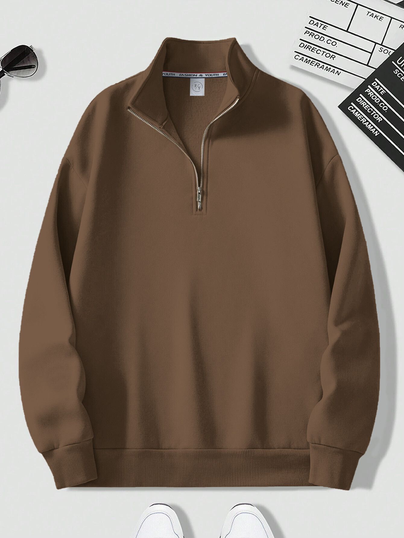 fashionandyouth Men Full Sleeve Solid Sweatshirt-picture-10