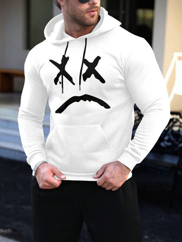 ramzox Men Full Sleeve Printed Hooded Sweatshirt-picture-10