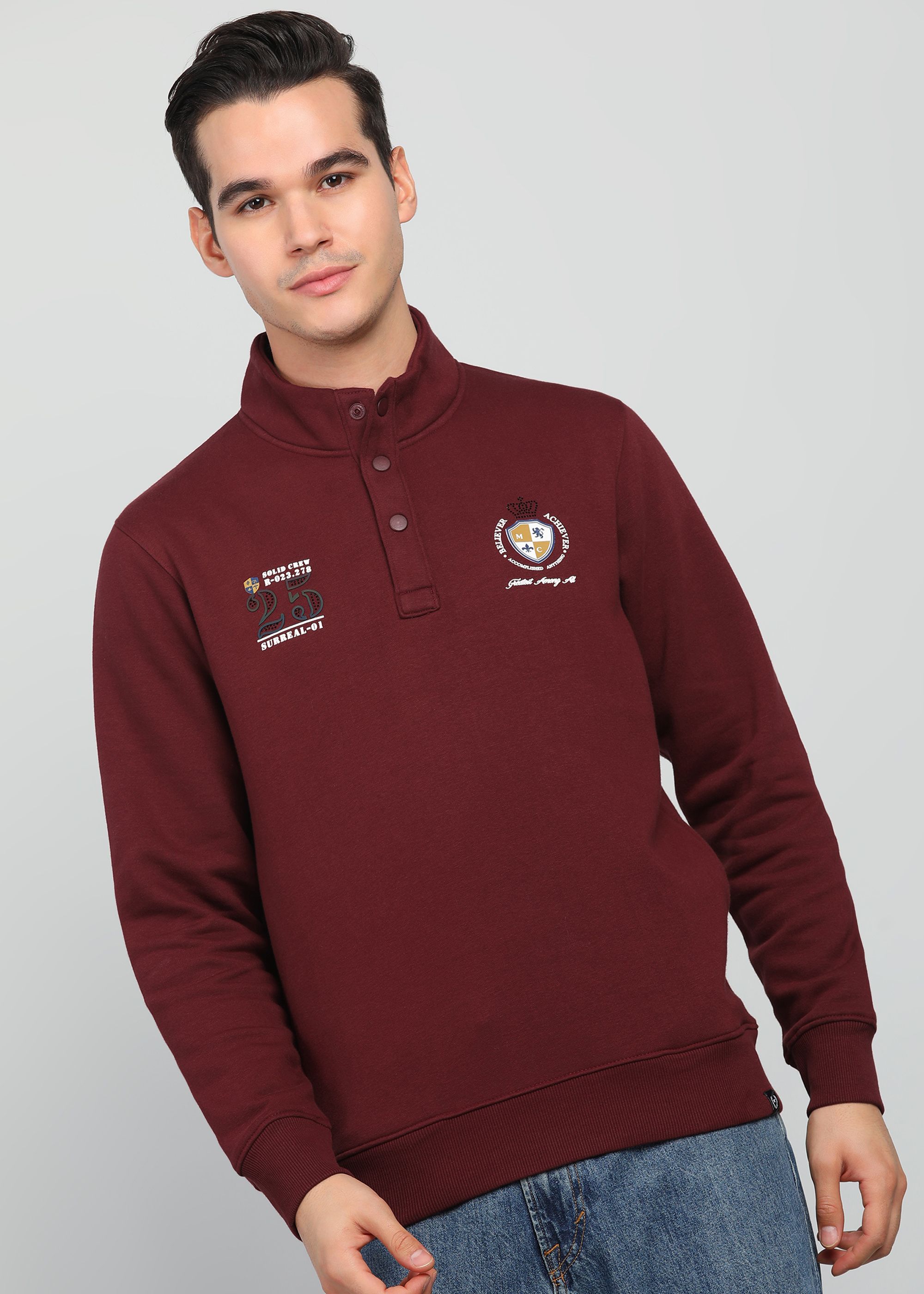 monte carlo Men Full Sleeve Solid Sweatshirt-picture-12