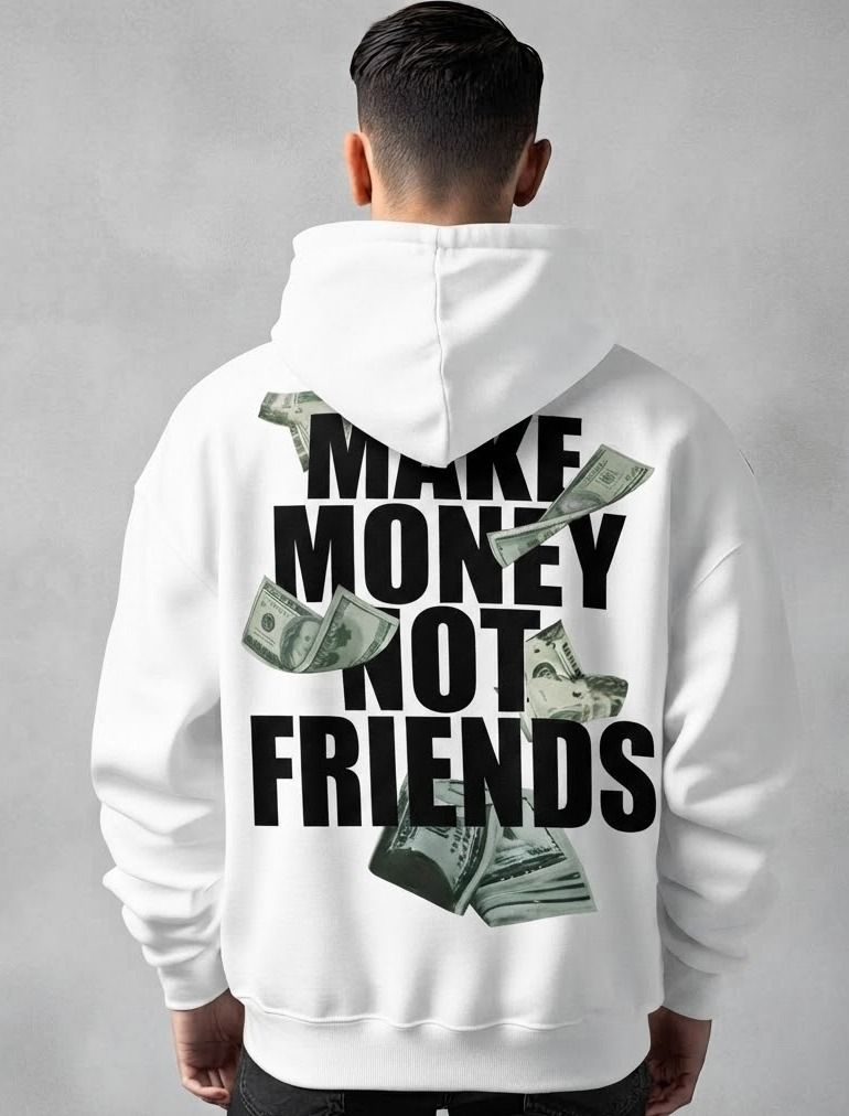 urvcreation Men Full Sleeve Graphic Print Reversible Hooded Sweatshirt-picture-32