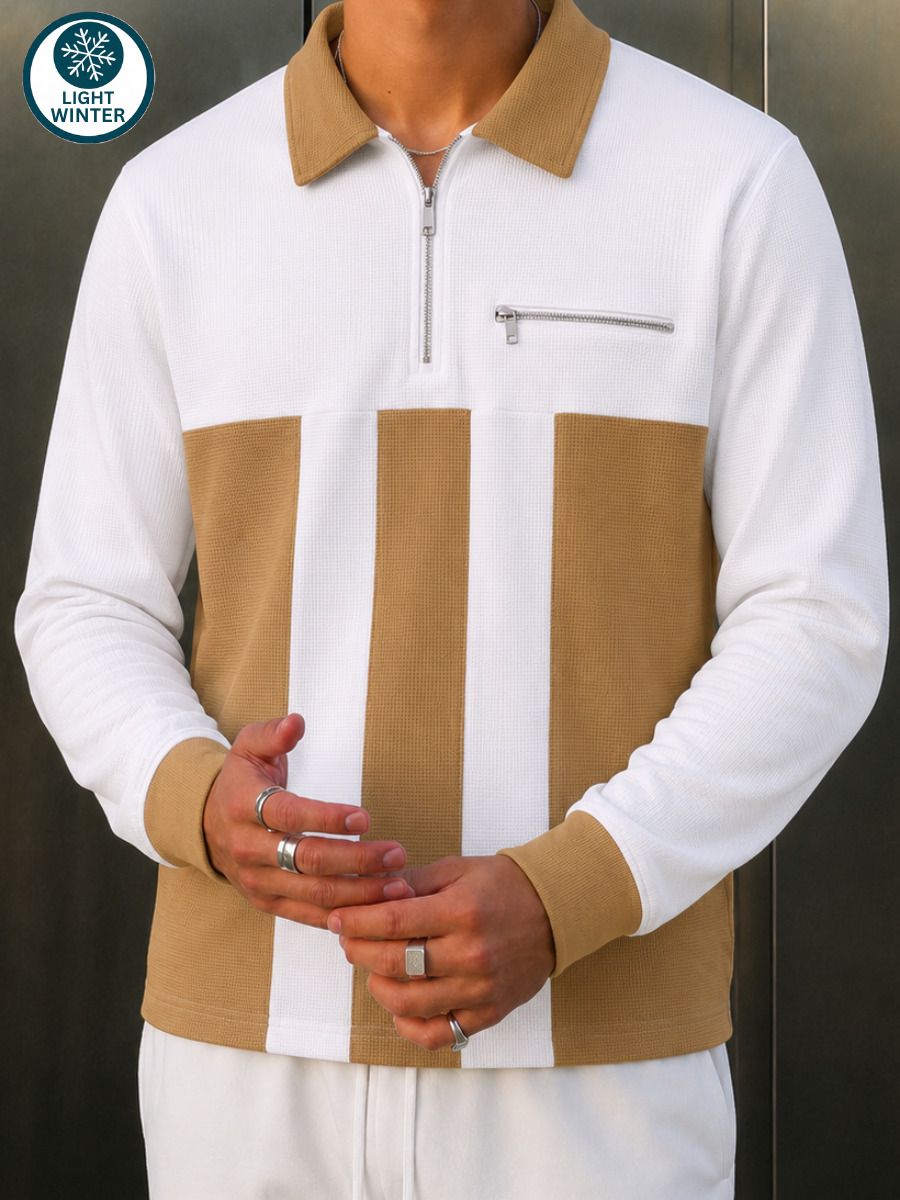 try this Men Full Sleeve Color Block Sweatshirt-picture-11