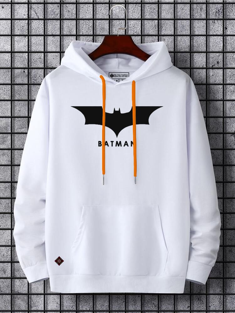 Men Full Sleeve Printed Hooded Sweatshirt