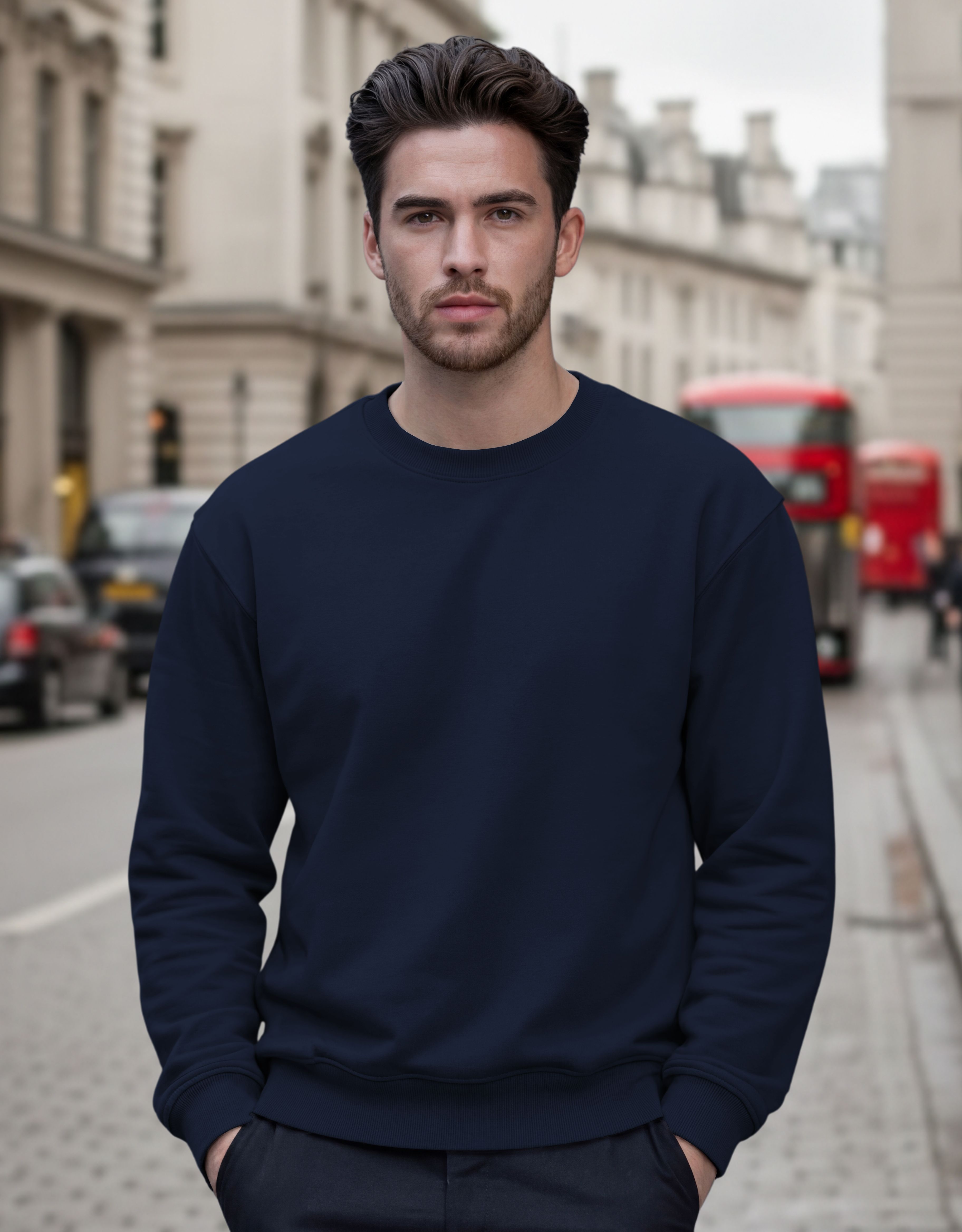 being wanted Men Full Sleeve Solid Sweatshirt-picture-10