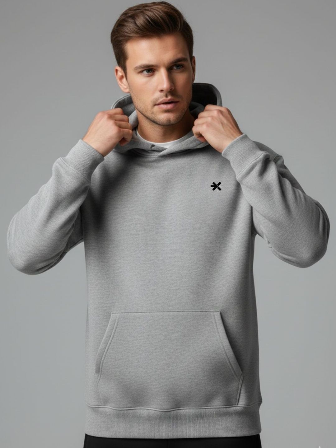 hrx by hrithik roshan Men Full Sleeve Solid Hooded Sweatshirt-picture-17