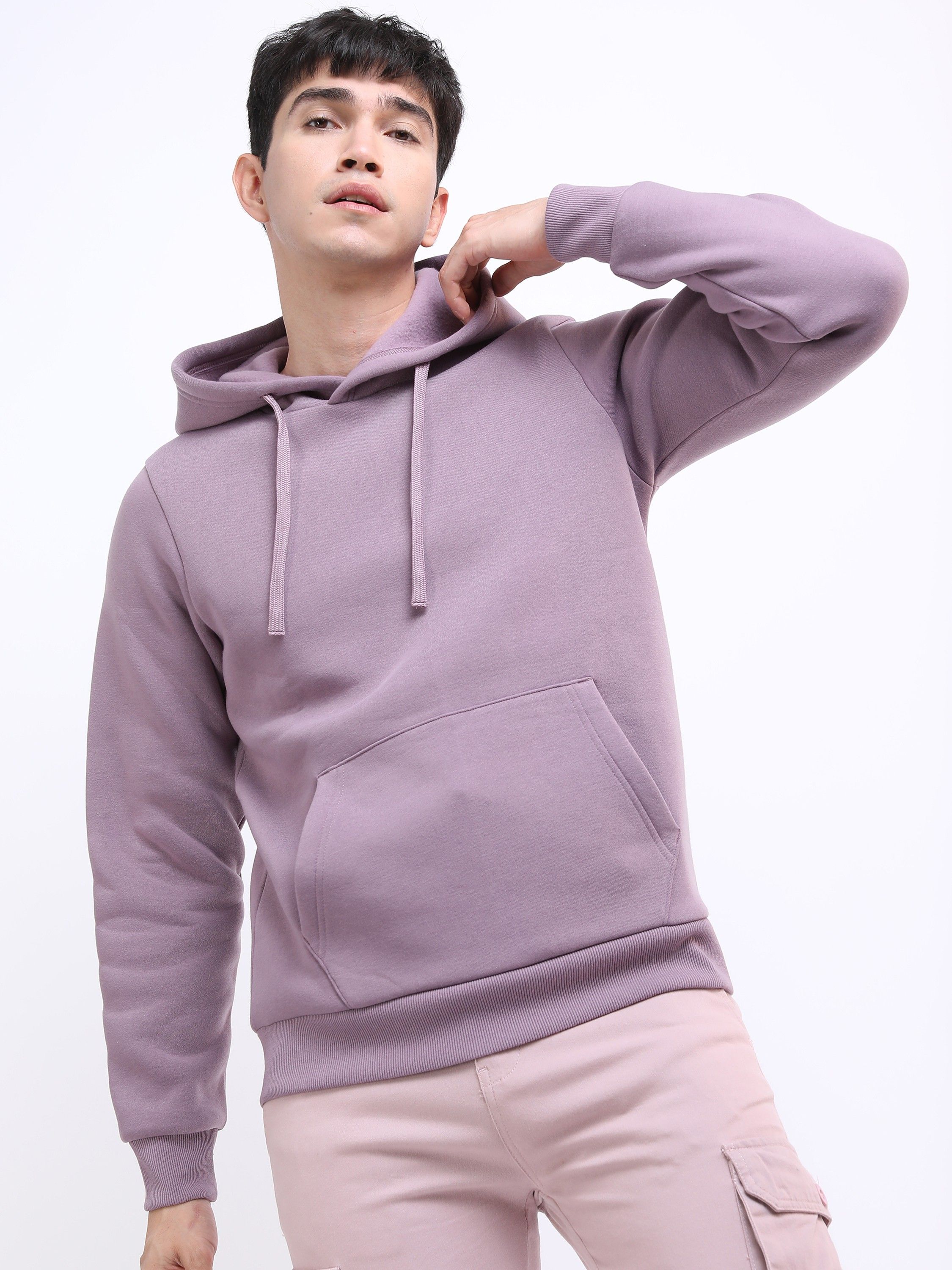highlander Men Full Sleeve Solid Hooded Sweatshirt-picture-21