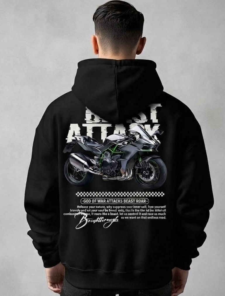urvcreation Men Full Sleeve Graphic Print Reversible Hooded Sweatshirt-picture-16