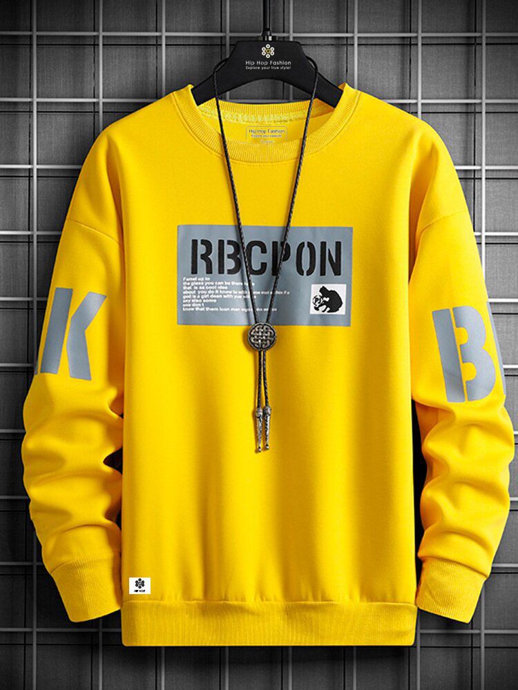 hip hop fashion Men Full Sleeve Printed Reversible Sweatshirt-picture-16