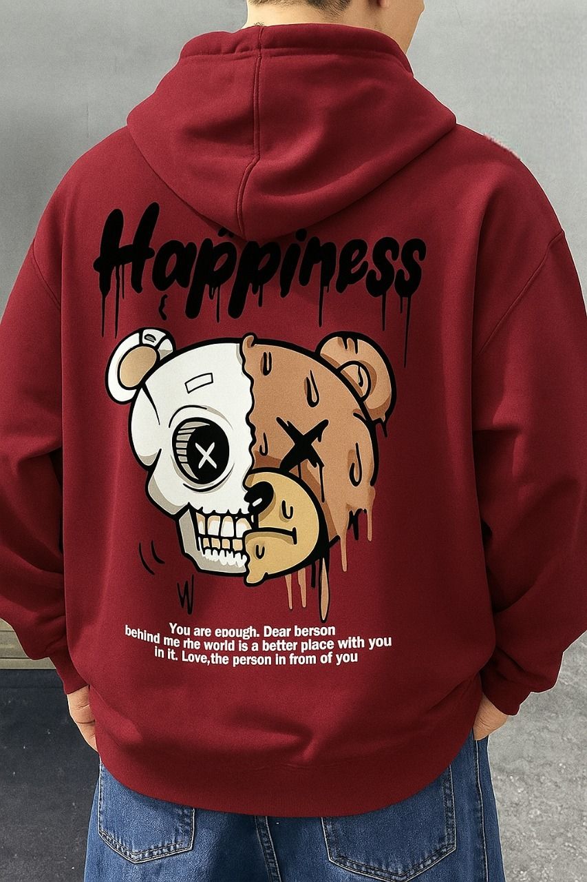 trendhive Men Full Sleeve Printed Hooded Sweatshirt-picture-22
