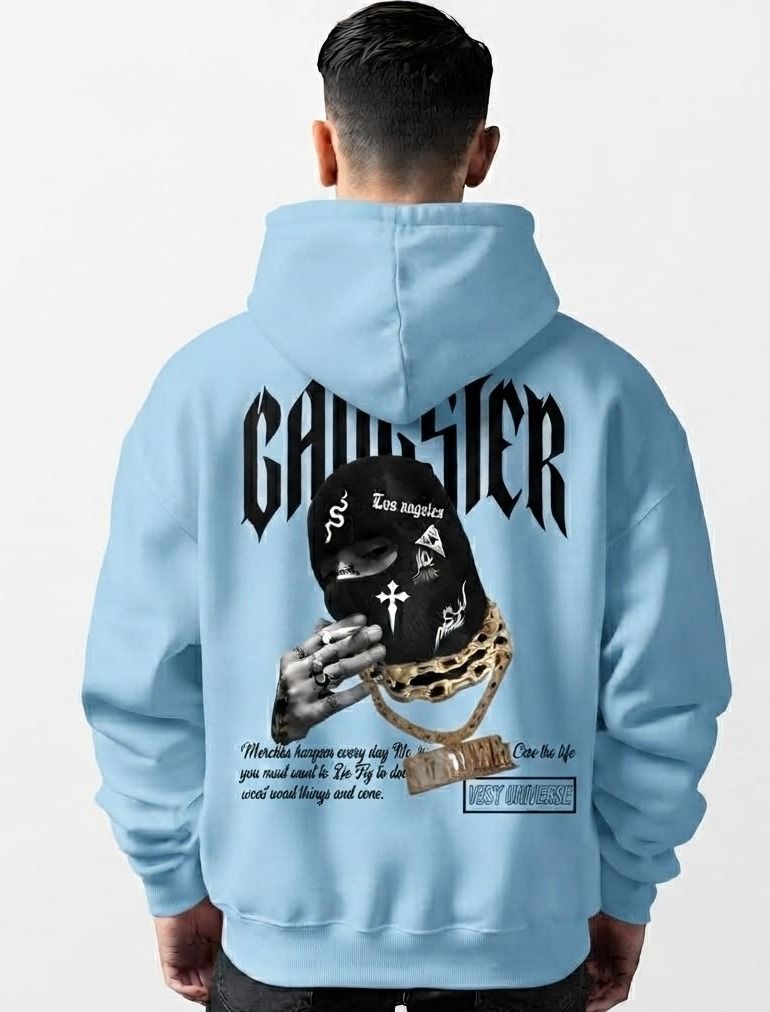 urvcreation Men Full Sleeve Graphic Print Reversible Hooded Sweatshirt-picture-40