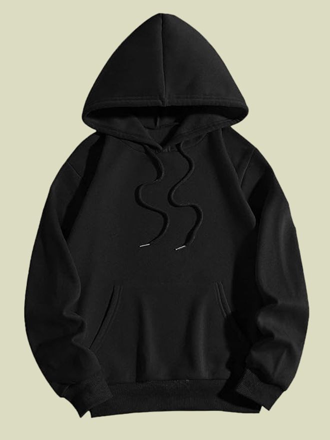 lookmark Men Full Sleeve Solid Hooded Sweatshirt-picture-20