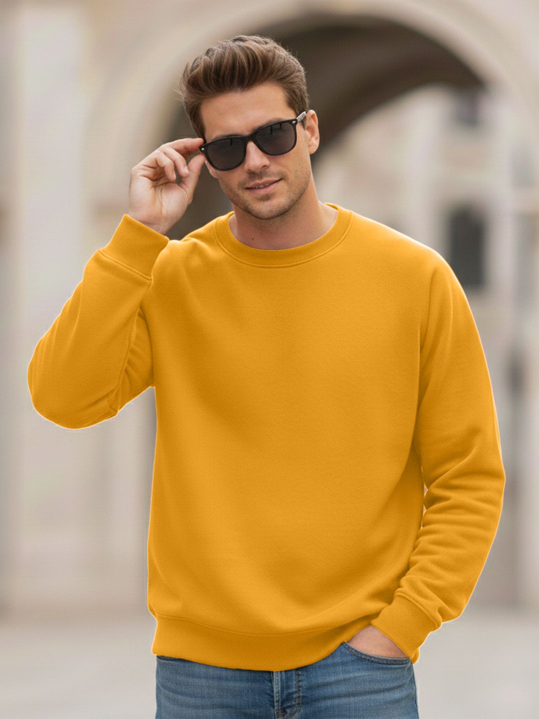 Men Full Sleeve Solid Sweatshirt-image-18
