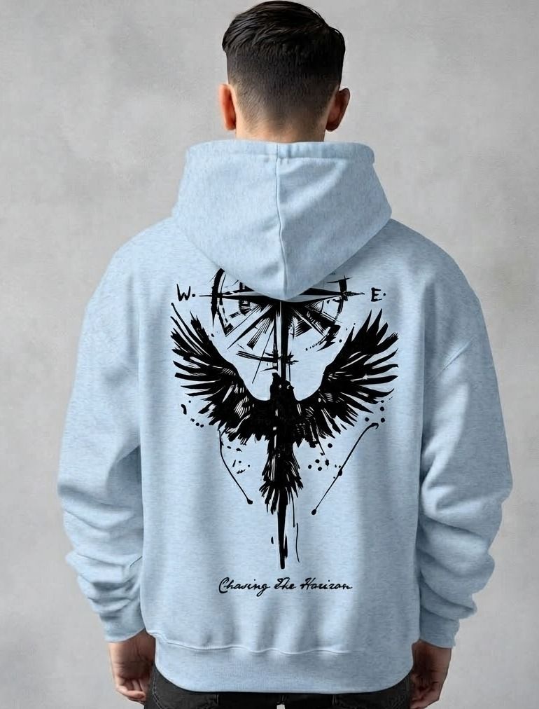 urvcreation Men Full Sleeve Graphic Print Reversible Hooded Sweatshirt-picture-19