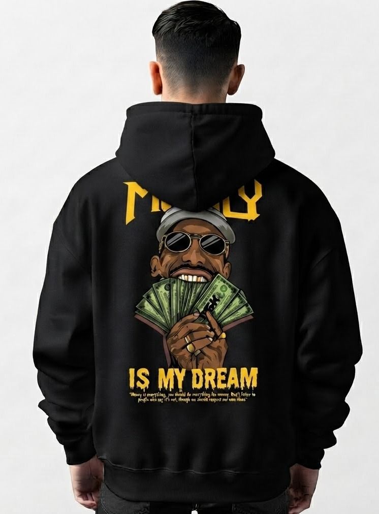 urvcreation Men Full Sleeve Graphic Print Reversible Hooded Sweatshirt-picture-23