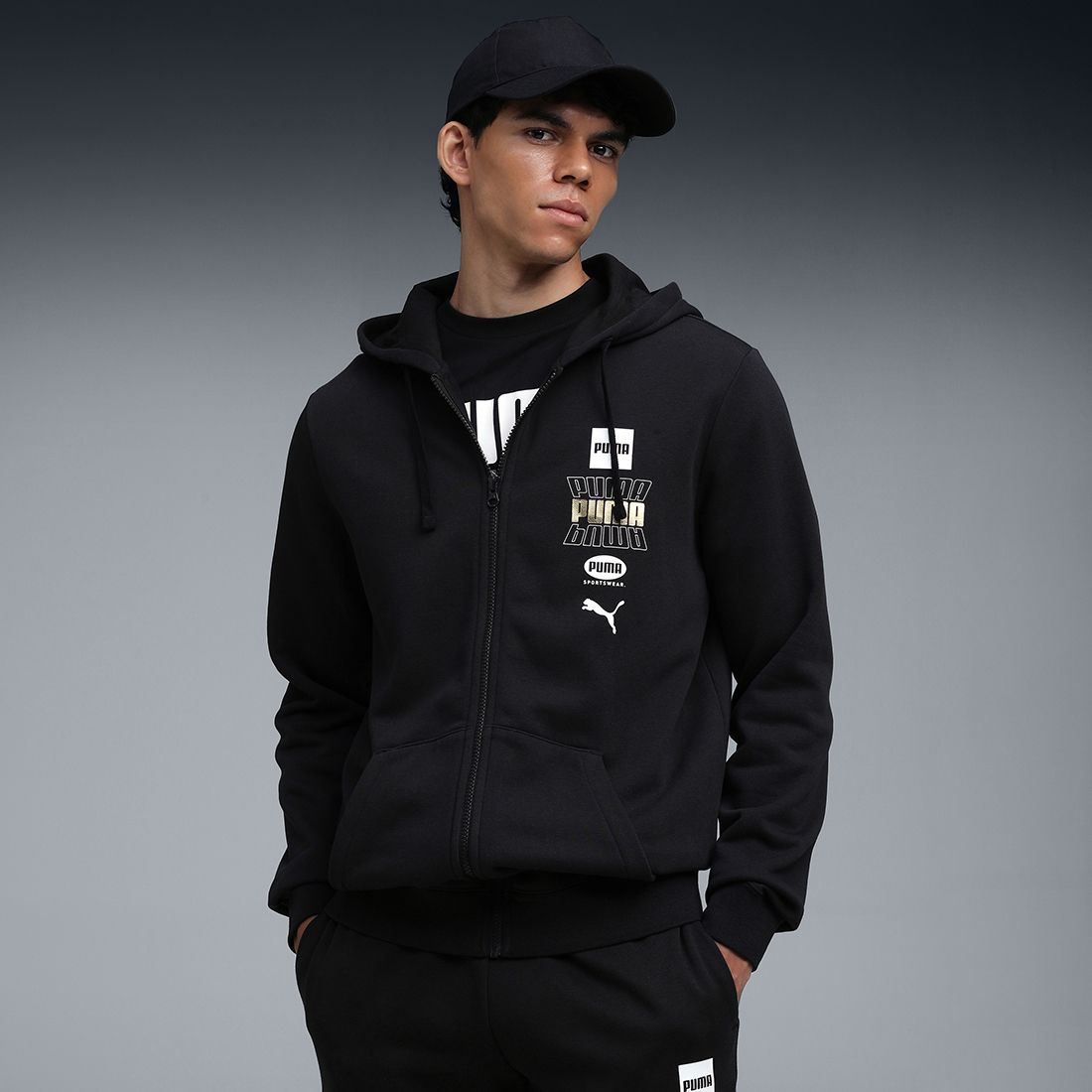 puma Men Full Sleeve Printed Hooded Sweatshirt-picture-25