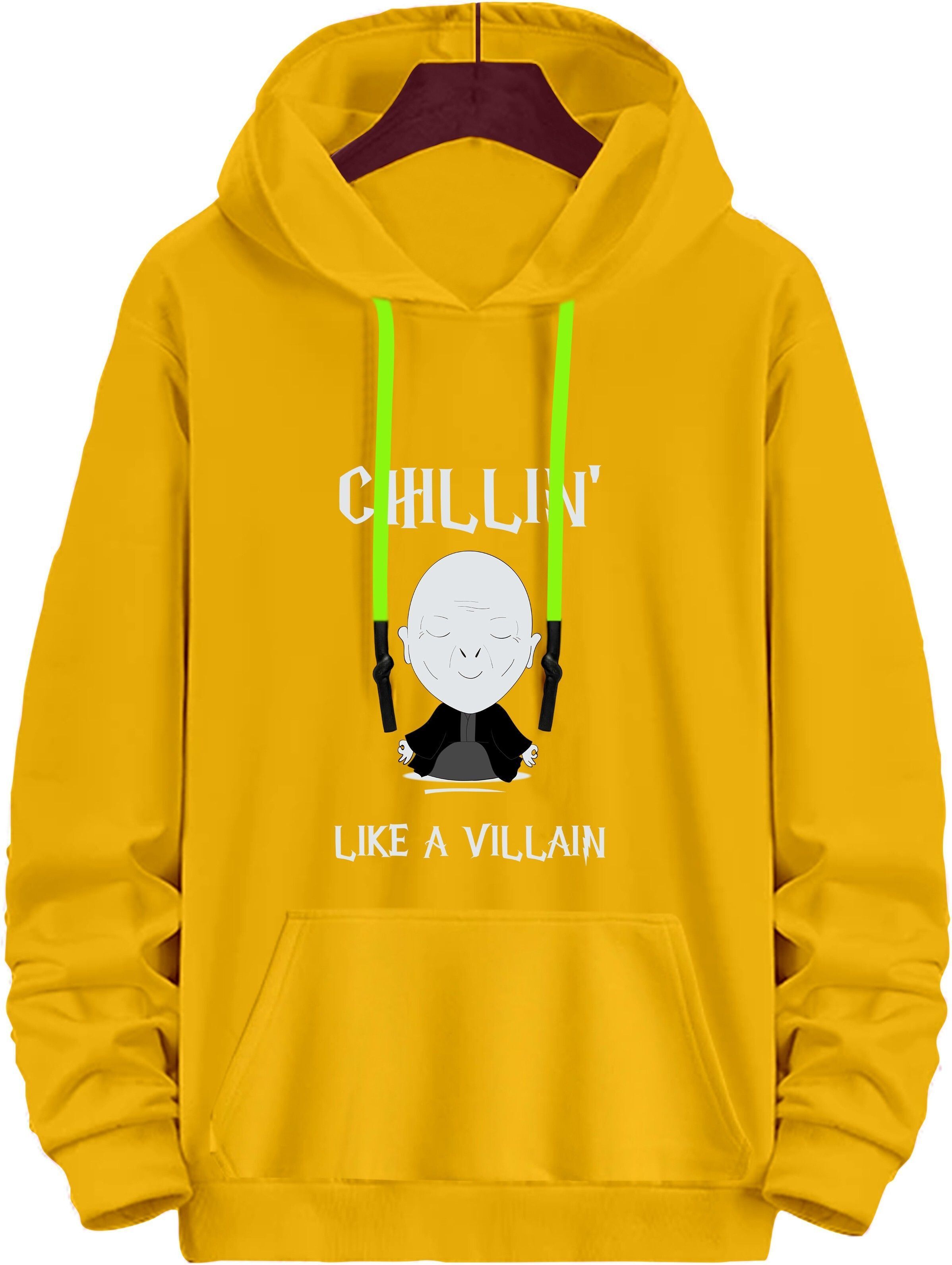ramzox Men Full Sleeve Printed Hooded Sweatshirt-picture-44