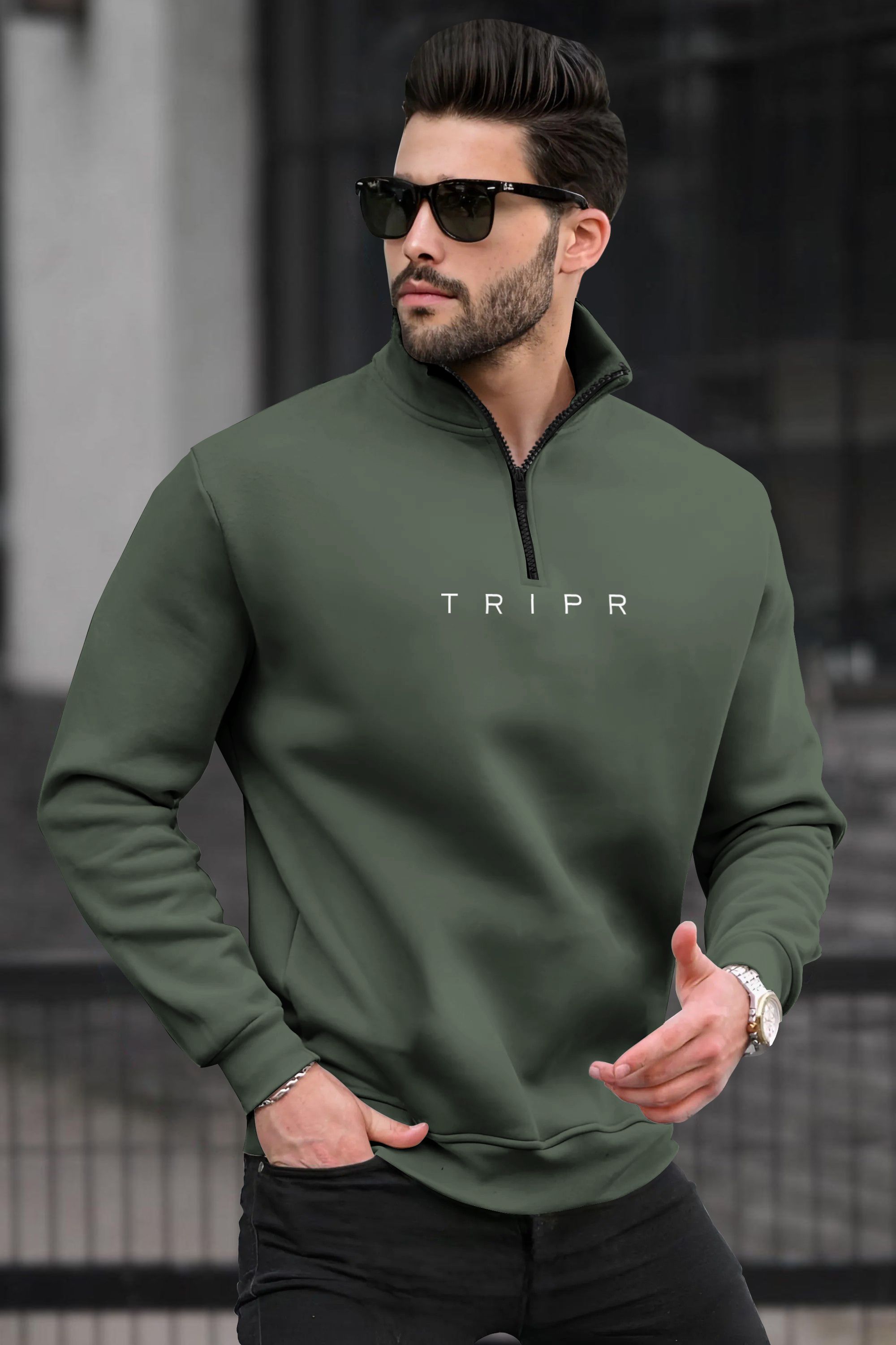 tripr Men Full Sleeve Solid Sweatshirt-picture-25