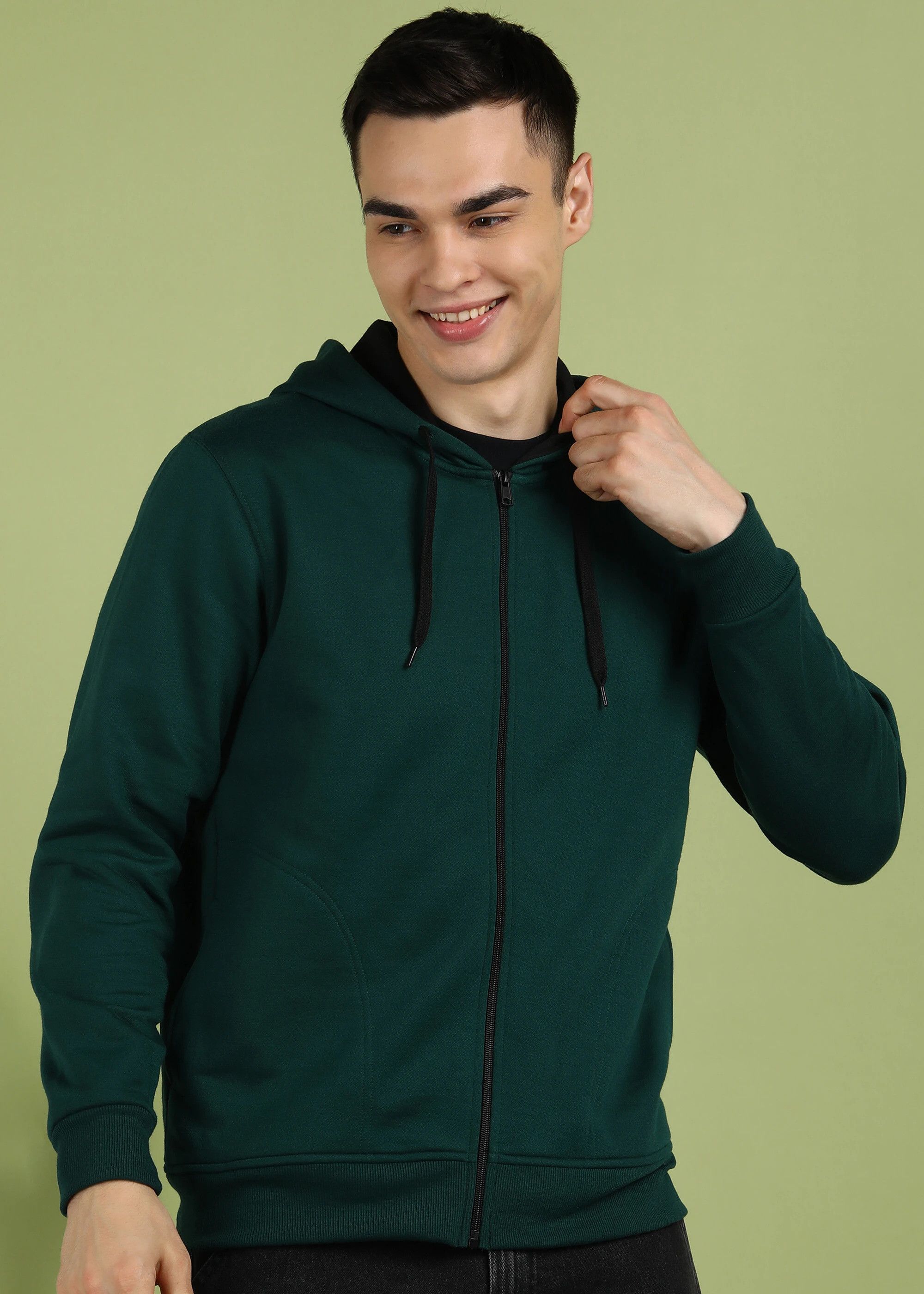 alan jones Men Full Sleeve Solid Hooded Sweatshirt-picture-17