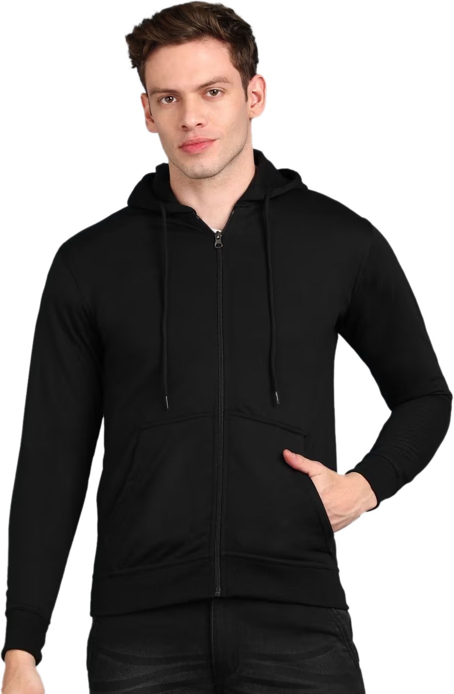 vosimo Men Full Sleeve Solid Hooded Sweatshirt-picture-15