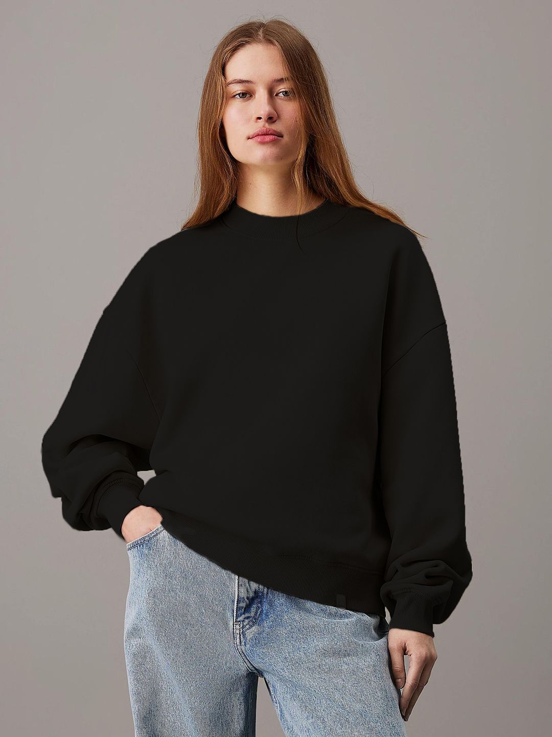kotty Women Full Sleeve Solid Sweatshirt-picture-14