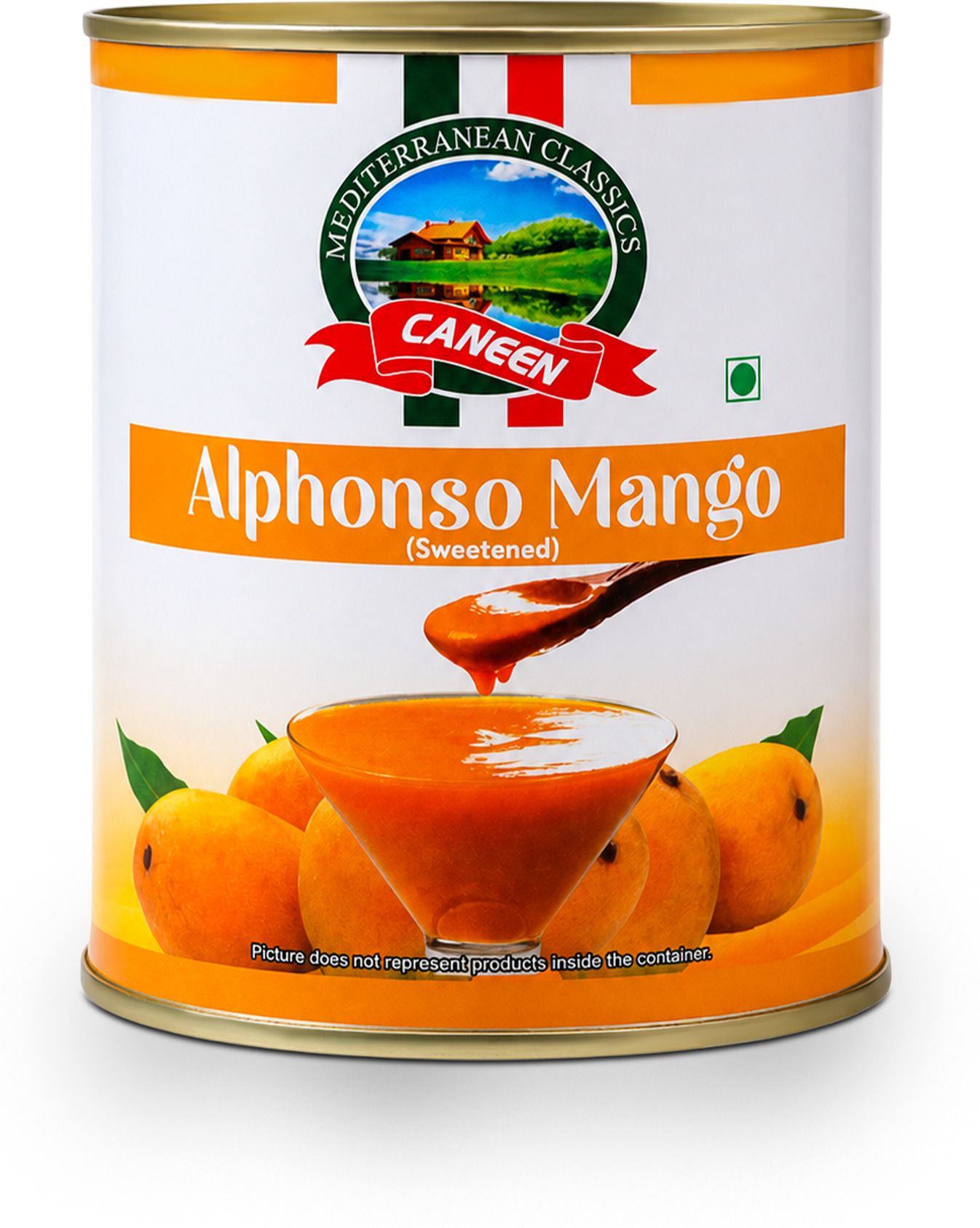 caneen Alphonso Mango Pulp Sweetened 850g | Rich & Juicy Aamras | for Juices & Desserts-picture-47