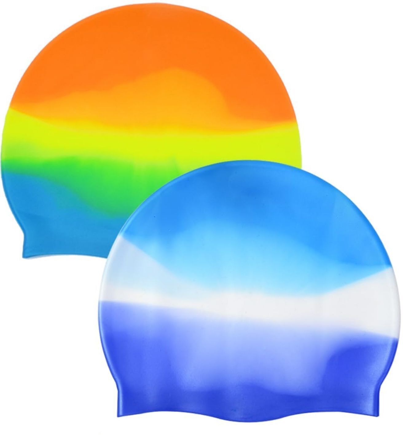 Silicone Swimming Cap, Swim Hat for Men and Women Swimming Cap-image-3