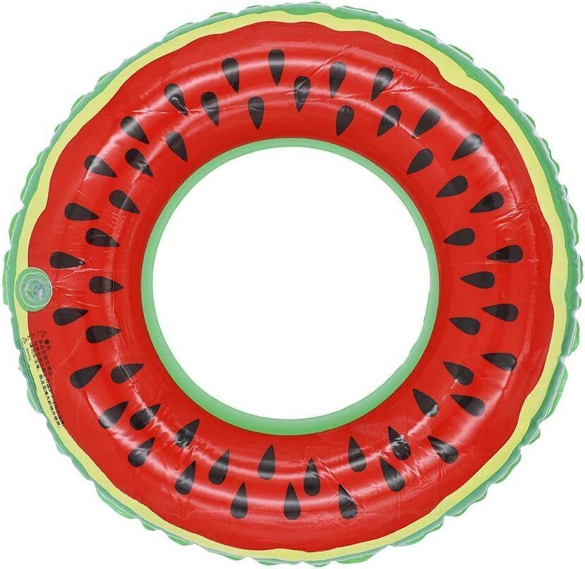 Swimming Pool Tube for Adults Big Size Cool Watermelon Shaped 80cm Inflatable Swimming Pool-image-13