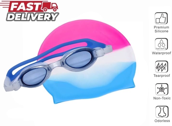 2pcs Swimming Cap Men Women Extra Stretch swim Swimming Cap-image-31