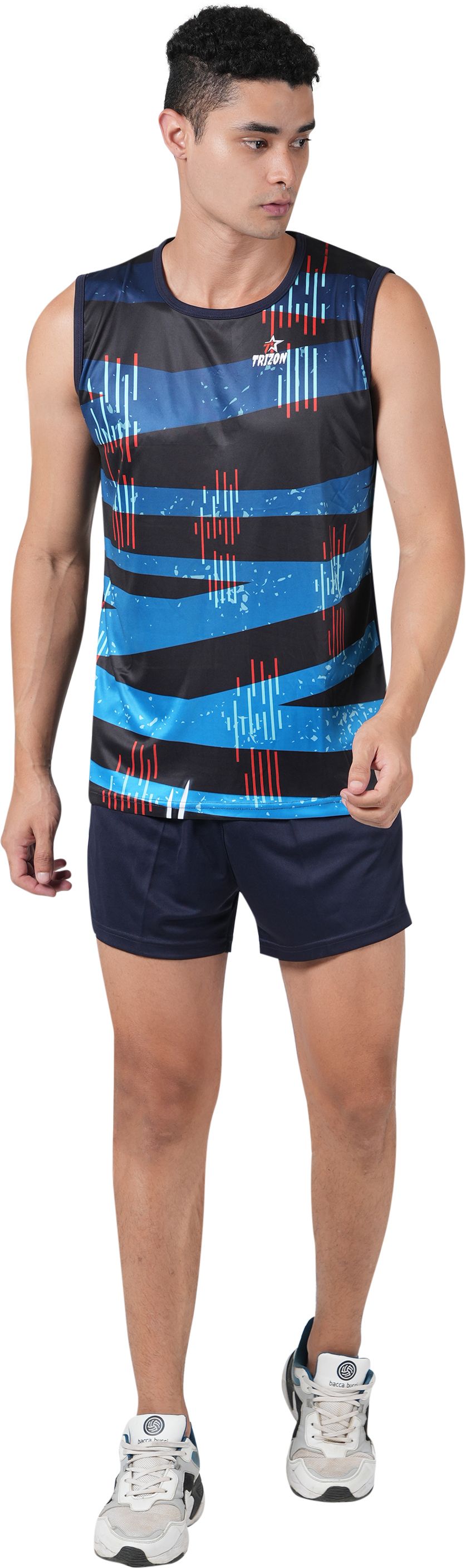 Printed Men's Swimwear Swimsuit Costume with Short Printed Men Swim-dress Multicolor Swimsuit-image-45