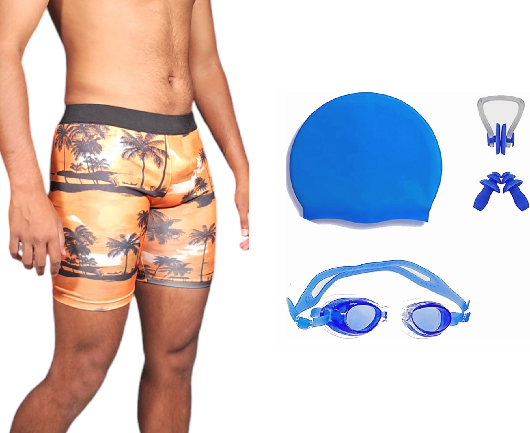 anjor Fashion Self Design Men Swim-dress Multicolor Swimsuit-picture-25