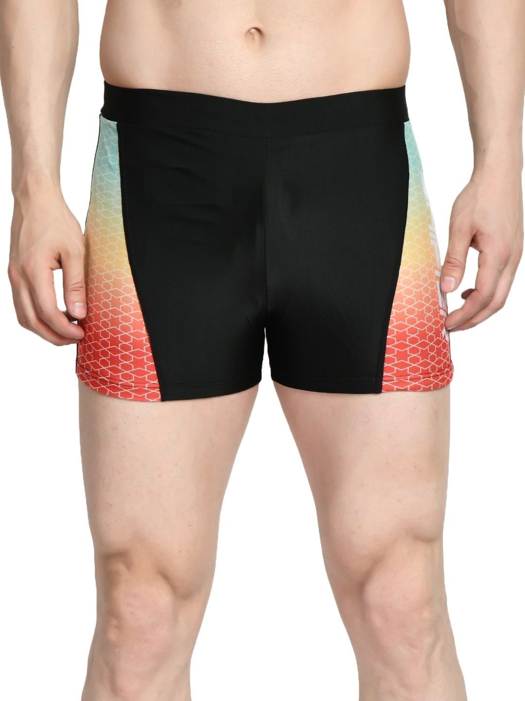 lebami Swimming Costume Shorts Printed Boys & Men Trunk Swimsuit Printed Men Trunk Black, Blue Swimsuit-picture-12