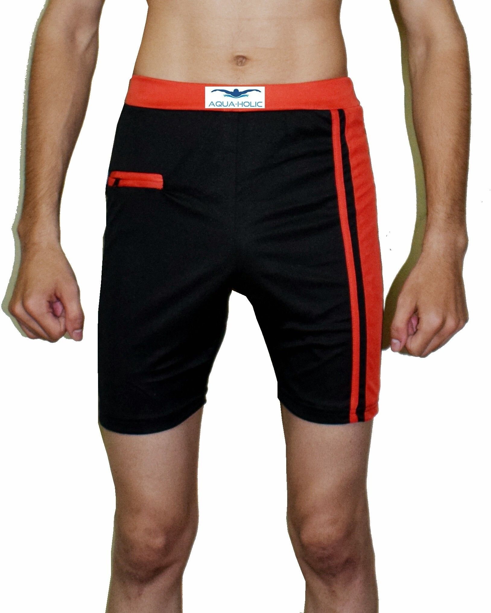 Pro Solid Men Swim Bottom Black Swimsuit-image-9