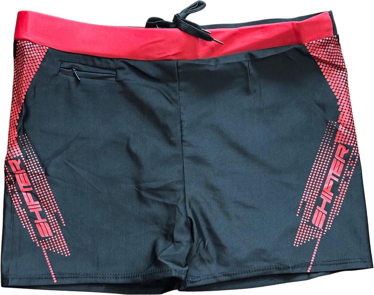 Men's & Boys' Printed Swim Shorts Trunks Costume | 4-Way Stretch | Quick Dry Printed Men Trunk Black Swimsuit